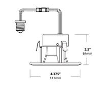 Load image into Gallery viewer, NICOR Lighting 3 inch White Square LED Recessed Downlight in 4000K (DQR3-10-120-4K-WH-BF)
