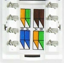 Load image into Gallery viewer, InstallerParts Cat 6 RJ45 110 Type Keystone Jack Ivory

