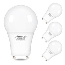 Load image into Gallery viewer, comzler GU24 Base A19 LED Bulb 9W Equivalent 80W, 2 Pin LED Light Bulb 2700K Warm White CRI 85, 900LM,Non-dimmable Bulb for CFL Replacement 4 Pack
