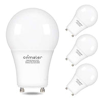 comzler GU24 Base A19 LED Bulb 9W Equivalent 80W, 2 Pin LED Light Bulb 2700K Warm White CRI 85, 900LM,Non-dimmable Bulb for CFL Replacement 4 Pack