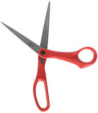 Load image into Gallery viewer, School Smart Value Light-Weight Scissors, 8 Inches, Bent Handle, Red
