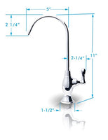 APEC Water Systems FAUCET-CD-COKE Kitchen Drinking Water Designer Faucet for Reverse Osmosis and Water Filtration Systems, Non-Air Gap Lead-Free, Chrome