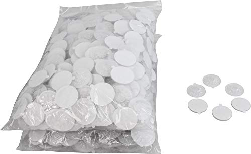 1000 Clear Adhesive Backed Spider CD / DVD Hubs (Rosettes) - #CDNRSPCL - For Gluing into a Double or Triple Chubby CD Jewel Box To Increase Capacity! (Also Called Hubcaps or Caps)