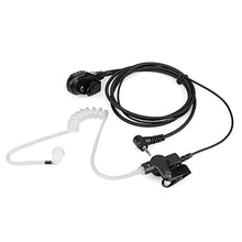 Load image into Gallery viewer, Retevis RT45 RA19 Hands Free Earpiece for Walkie Talkie 1 Pin 2.5mm, Compatible RT45 RA19 Motorola T5000 T5500 HYT-TC320 Two Way Radios, Acoustic Tube 2 Way Radio Headset with Mic(1 Pack)
