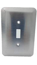 Load image into Gallery viewer, Leviton Satin Chrome Switch Cover Wallplate Switchplate 89301-SSS
