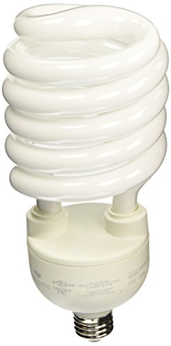 TCP 2896827750K CFL Spring Lamp - 300 Watt Equivalent (only 68w used!) Daylight White (5000K) MEDIUM (e26) Base Spiral Light Bulb - 277-volt