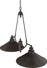 Load image into Gallery viewer, Island Lighting 2 Light with Mission Dust Bronze Finish Iron Medium Base 40 inch 300 Watts
