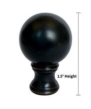 Load image into Gallery viewer, Oiled Bronze Sphere Finial
