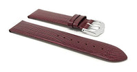 20mm Burgundy Smartwatch Band Strap fits Skagen Hagen, Signatur, Hald & Many More, Leather, Slim, Glossy Finish