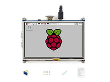 Load image into Gallery viewer, Waveshare Raspberry Pi LCD Display Module 5inch 800480 TFT Resistive Touch Screen Panel HDMI Interface for Any Model of Rapsberry Pi4 A/A+/B/B+/2 B

