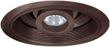 Load image into Gallery viewer, Elco Lighting EL2510BZ 6 Low Voltage Baffle with Adjustable Spot
