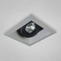 Eurofase TE111TR-0N 1-Light MR16 Recessed Square Mutiple Trim with 0084B1 Transformer, Platinum