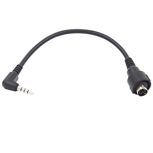 Tenq 3.5mm Mini DIN Plug 6pin Connect Throat Vibration MIC for Two-Way Radio YAESU VX-110 VX-150 FT-50 VX-10 Vertex VX-160 VX-168 VX-180