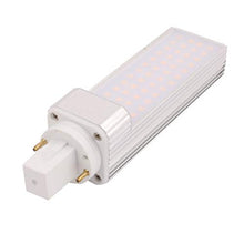 Load image into Gallery viewer, Aexit AC85-265V 9W Lighting fixtures and controls G24 3000K 52LED Horizontal 2P Connection Light Tube Milky White Cover
