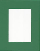 Pack of 2 24x36 Bright Green Picture Mats with White Core, for 20x30 Pictures