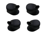 Four New Black - Eartips/Earbuds Compatible with Plantronics Explorer 390 Headset