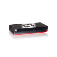 Load image into Gallery viewer, CableWholesale 5 Port 10/100/1000 Gigabit Ethernet Switch, Black with Red Trim, Energy Efficient Ethernet/IEEE 802.3az Support
