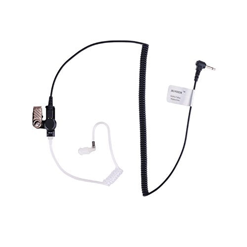 JEUYOEDE 3.5mm Acoustic Tube Earpiece Listen only Headset for Radio or Walkie Talkie Mic
