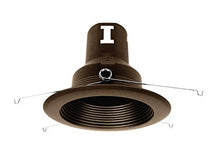 Load image into Gallery viewer, NICOR Lighting 5 inch Oil-Rubbed Bronze Recessed Baffle Trim (15511OB-OB)
