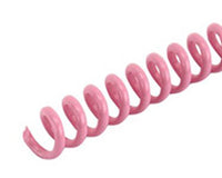 Spiral Binding Coils 6mm ( x 15-inch Legal) 4:1 [pk of 100] Pink (PMS 230 C)