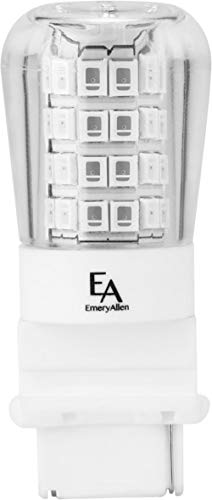 Emery Allen EA-S8-2.0W-004-AMB Non-Dimmable Wedge Base LED Turtle Light Bulb, 12V-2Watt, 35 Lumens, Amber, 1 Pcs