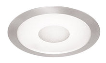 Load image into Gallery viewer, Juno Lighting 242-SC 6-Inch Perimeter Frosted Lens with Clear Center, Satin Chrome Trim
