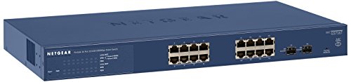 NETGEAR 18-Port Gigabit Ethernet Smart Switch (GS716Tv3) - 16 x 1G, Managed, with 2 x 1G SFP, Desktop or Rackmount, and Limited Lifetime Protection