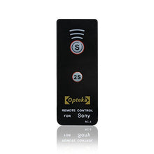 Load image into Gallery viewer, Opteka RC-3 Wireless Remote Control for Sony Alpha A33, A55, A57, A65, A77, A99, NEX-5, NEX-6, NEX-7, A230, A330, A380, A390, A450, A500, A550, A560, A580, A700, A850, A900 (RMT-DSLR1 Replacement)
