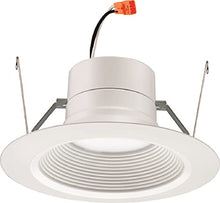 Load image into Gallery viewer, Lithonia Lighting 5/6 Inch White Retrofit LED Recessed Downlight, 12W Dimmable with 2700K Warm White, 750 Lumens
