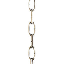 Load image into Gallery viewer, Livex Lighting 5608-91 Accessory - 36 Inch Heavy Duty Decorative Chain, Brushed Nickel Finish
