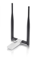 Load image into Gallery viewer, Netis WF2116 Wireless N300 Long-Range USB Adapter, Supports Windows, Mac OS, Linux, 5dBi High Gain Antennas, Free USB Cradle

