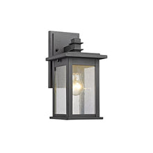 Load image into Gallery viewer, CHLOE Lighting Tristan Transitional 1 Light Black Outdoor Wall Sconce 12&quot; Height
