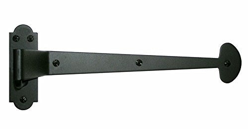 Acorn Manufacturing AKHBP 13.375 Inch Bean Offset Shutter with Pintle Backplate, Black Iron Finish