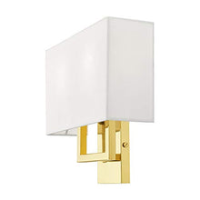 Load image into Gallery viewer, Livex Lighting 50990-02 Ada Wall Sconce, Polished Brass
