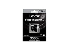 Load image into Gallery viewer, Lexar 512GB Professional 3500x CFast 2.0 Memory Card for 4K Video Cameras, Up to 525MB/s Read, Up to 445MB/s Write Speed
