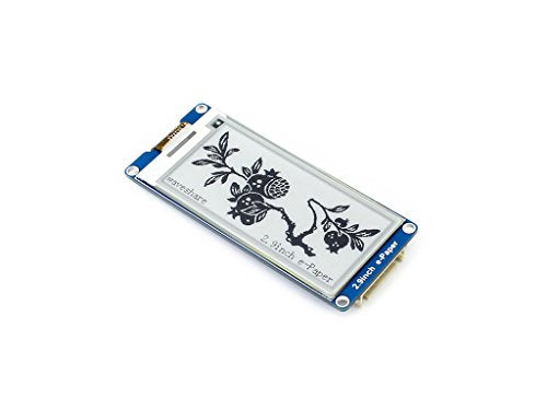 2.9inch E-Ink Display Module 296x128 Resolution Electronic E-Paper Screen SPI Interface with Embedded Controller for Raspberry Pi/Arduino/Nucleo/Jetson Nano Support Partial Refresh