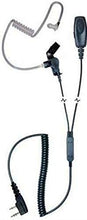 Load image into Gallery viewer, Klein Electronics PATRIOT-M1 Patriot Professional 2-Wire Surveillance Earpiece for Motorola/Blackbox/HYT/Relm/TEKK Radios, TRUE Noise Reduction Microphone, Dual PTT Pust-To-Talk Button Switches
