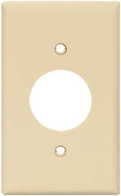 Load image into Gallery viewer, EATON Wiring PJ7V Mid-Size Polycarbonate 1-Gang Power Outlet Wallplate, Ivory
