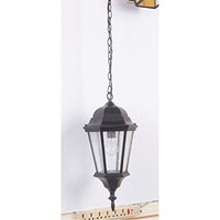 Craftmade Lighting Z2911-OBG Chadwick - One Light Outdoor Pendant, Oiled Bronze Gilded Finish with Clear Seeded Glass