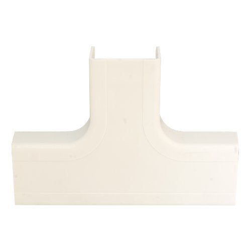ACL 1.75 inch Surface Mount Cable Raceway Tee, Ivory, 1 Pack