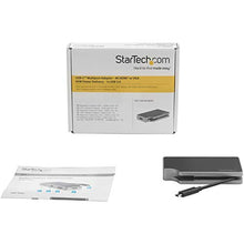 Load image into Gallery viewer, StarTech.com USB C Multiport Adapter to 4K HDMI or 1080p VGA - USB Type C Travel Dock with 95W PD Pass-Through, USB-A, Gigabit Ethernet - USB-C Video Display Adapter Mini Docking Station (DKT30CHVGPD)
