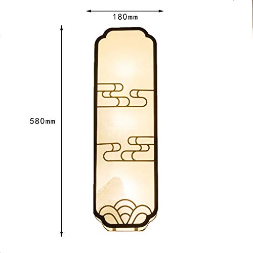 CHX Living room new Chinese style simple bedroom bedside lamp antique creative aisle wall lamp fashion beautiful LTDF (Size : D180H580mm)