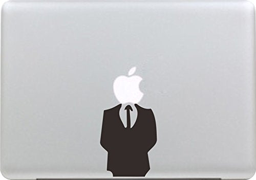 Sockeroos Apple Man Sticker/ Partial Cover Decal for Apple Macbook Pro Air Retina 13 inch / Unibody 13 Inch Laptop