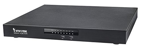 Vivotek - ND9441 - Vivotek H.265 16-CH Embedded NVR - Network Video Recorder - H.264, Motion JPEG, H.265 Formats - 2 GB - 960 Fps - 1 Audio In - 1 Audio Out - 1 VGA Out - HDMI