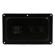 Load image into Gallery viewer, uxcell Car Vehicle Black Metal Audio Speaker Box Connector Plate
