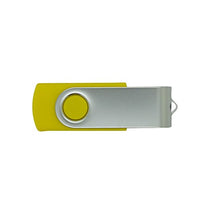KINMIN USB 2.0 Swivel Flash Drive Memory Stick Pendrive Pack of 10 (32GB, Yellow)