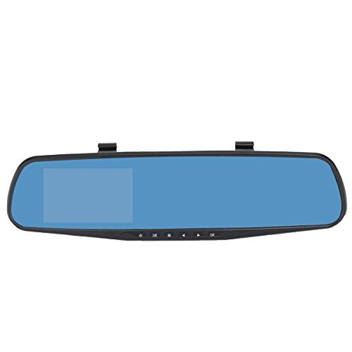 LTEFTLFL 4.0 Inch 720P In-Car Rear View Mirror Dash DVR Recorder Lens Camera Monitor