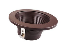 Load image into Gallery viewer, NICOR Lighting 4 inch Oil-Rubbed Bronze Baffle Trim, for 4 inch Housings (19501OB-OB)
