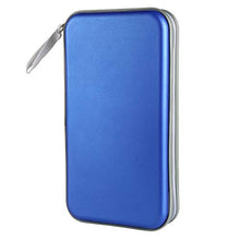 Load image into Gallery viewer, Siveit 80 Capacity Heavy Duty CD/DVD Wallet Binder, Storage, Case, Bag, Holder, Booklet (Blue)
