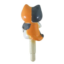 Load image into Gallery viewer, allydrew Anti-dust Cutie Cat Plug for Cellphone, Orange &amp; Gray
